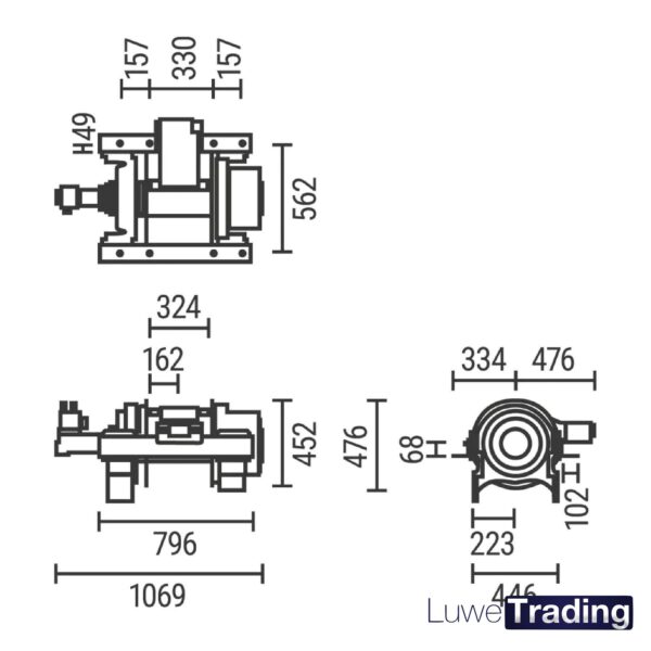 Ramsey HD-P 177, 9 Pneumatisch bediend