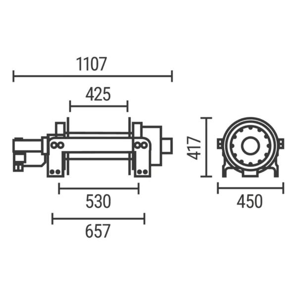 Ramsey RPH 133,4 Pneumatisch bediend